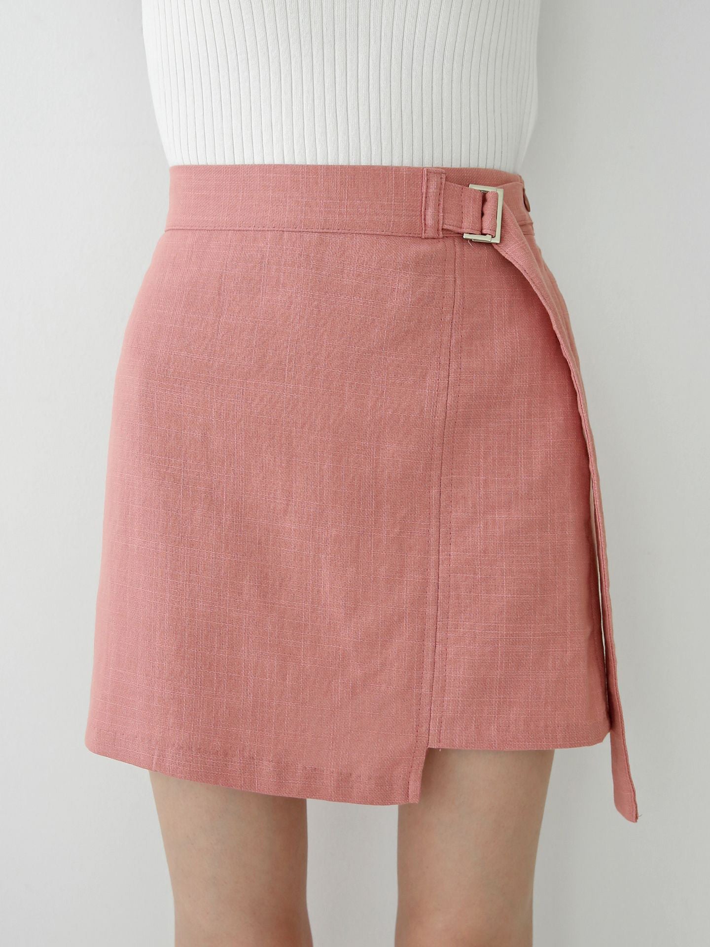 Lovely and Graceful Cotton Belted Skirt